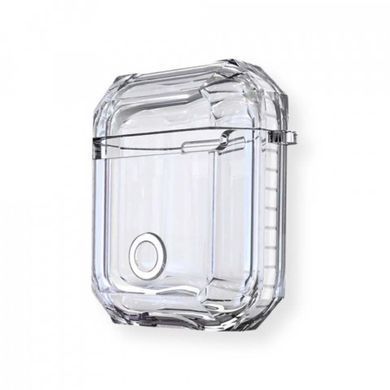 Чехол Transparent Shockproof для AirPods 1 | 2 White - ash-mobile.com.ua - фото 2