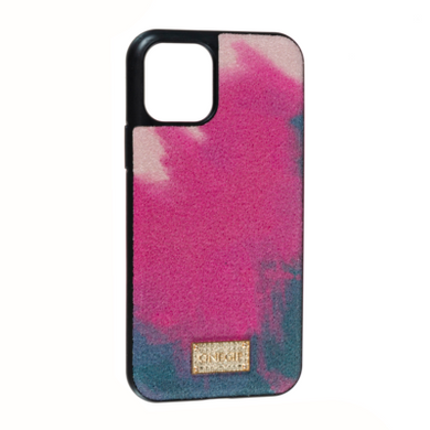 Чохол ONEGIF Wave Style для iPhone 12 | 12 PRO Pink/Black купити