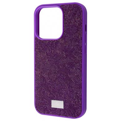 Чехол Bling World Grainy Diamonds для iPhone 15 PRO Purple - ash-mobile.com.ua - фото 1