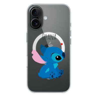Чохол прозорий Print Blue Monster with MagSafe для iPhone 17 Ohana