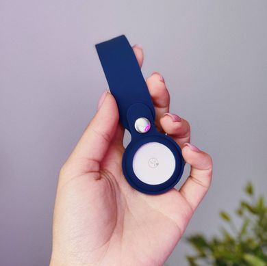 Чохол Silicone для AirTag WIWU Midnight Blue - ash-mobile.com.ua - фото 4