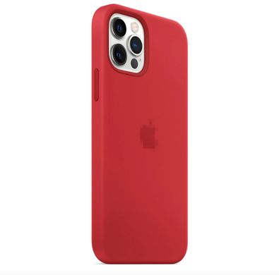 Чохол Silicone Case Full OEM для iPhone 12 | 12 PRO Red - ash-mobile.com.ua - фото 2