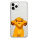 Чохол прозорий Print Lion King для iPhone 13 PRO MAX Simba Evil