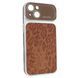 Чохол AITO PU-Leather Leopard Case для iPhone 15 Brown - ash-mobile.com.ua - фото 1