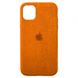 Чехол Alcantara Full для iPhone 12 MINI Orange