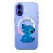 Чохол прозорий Print Blue Monster with MagSafe для iPhone 17 Ohana