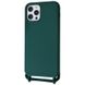 Чехол CORD with Сase для iPhone 13 PRO Forest Green