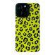 Чехол Ribbed Case для iPhone 13 PRO MAX Leopard Yellow