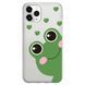 Чохол прозорий Print Happy Nice для iPhone 13 PRO MAX Frog - ash-mobile.com.ua - фото 1