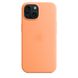 Чехол Silicone Case Full OEM для iPhone 15 Plus Orange Sorbet