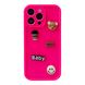 Чехол Pretty Things Case для iPhone 15 PRO Electrik Pink Bear