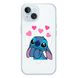 Чохол прозорий Print Blue Monster with MagSafe для iPhone 14 Plus Love - ash-mobile.com.ua - фото 1