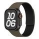 Ремінець Silicone Magnetic Strap для Apple Watch 42mm | 44mm | 45mm | 46mm | 49mm Dark green/Black