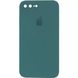 Чехол Silicone Case FULL+Camera Square для iPhone 7 Plus | 8 Plus Pine Green