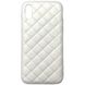 Чохол Leather Case QUILTED для iPhone X | XS White купити