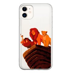 Чохол прозорий Print Lion King для iPhone 12 MINI Family купити