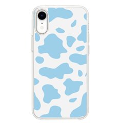 Чохол прозорий Print Animal Blue with MagSafe для iPhone XR Cow купити