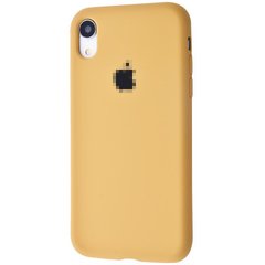 Чохол Silicone Case Full для iPhone XR Gold купити