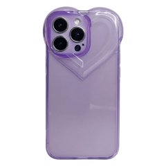 Чехол Transparent Love Case для iPhone 12 PRO MAX Purple купить