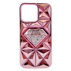 Чехол Diamond Mosaic для iPhone 14 PRO MAX Rose Gold
