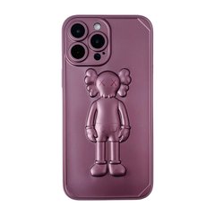 Чехол KAWS (TPU) Case для iPhone 13 PRO Rose Pink