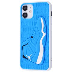 Чехол Sneakers Brand Case (TPU) для iPhone 12 MINI Кроссовок Blue-White купить