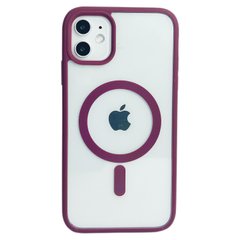 Чехол Matte Acrylic MagSafe для iPhone 11 Bordo купить