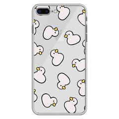 Чехол прозрачный Print Duck для iPhone 7 Plus | 8 Plus White купить