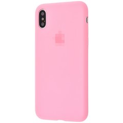 Чехол Silicone Case Ultra Thin для iPhone XS MAX Light Pink купить