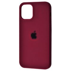 Чехол Silicone Case Full для iPhone 15 Marsala