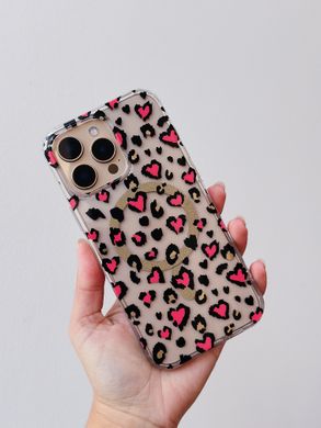 Чехол Elegance Case with MagSafe для iPhone 12 | 12 PRO Leopard Pink - ash-mobile.com.ua - фото 3