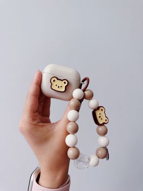 Чехол Bear Charm для AirPods 3 Biege - ash-mobile.com.ua - фото 3