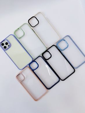 Чехол Crystal Case (LCD) для iPhone 15 Blue