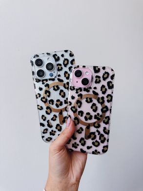 Чехол Elegance Case with MagSafe для iPhone 12 | 12 PRO Leopard Pink - ash-mobile.com.ua - фото 5