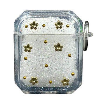 Чехол Glue Case Hit для AirPods PRO 3 Flowers Gold