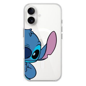 Чехол прозрачный Print Blue Monster with MagSafe для iPhone 17 Air Half
