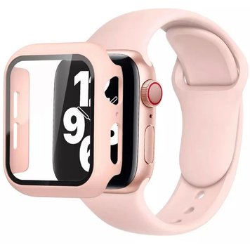 Ремінець Silicone BAND+CASE для Apple Watch 45 mm Pink Sand - ash-mobile.com.ua - фото 1