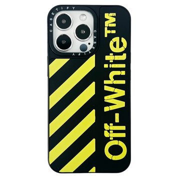 Чохол TIFY Case для iPhone 12 | 12 PRO OFF-WHITE Black/Yellow - ash-mobile.com.ua - фото 1