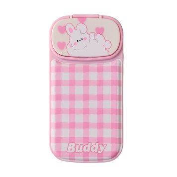 Чехол с закрытой камерой для iPhone 12 PRO MAX Buddy Pink - ash-mobile.com.ua - фото 1