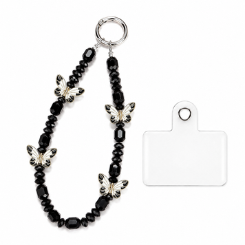 Ремешок для смартфона Mini chain - ButterFly Black - ash-mobile.com.ua - фото 1