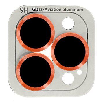 Захисне скло Metal Classic на камеру для iPhone 12 PRO MAX Orange - ash-mobile.com.ua - фото 1
