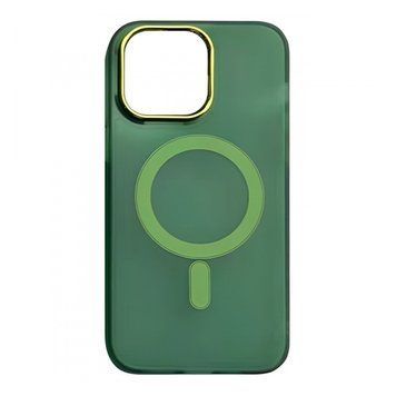 Чехол Lily with MagSafe для iPhone 15 Army Green - ash-mobile.com.ua - фото 1
