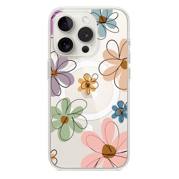 Чохол прозорий Print Flower with MagSafe для iPhone 12 PRO MAX Spring Breeze - ash-mobile.com.ua - фото 1