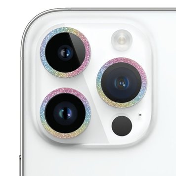 Защитное стекло на камеру Diamonds Lens для iPhone 15 PRO | 15 PRO MAX Rainbow - ash-mobile.com.ua - фото 1