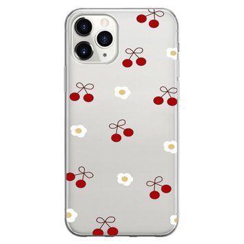 Чехол прозрачный Print Cherry Land для iPhone 11 PRO MAX Small Cherry - ash-mobile.com.ua - фото 1