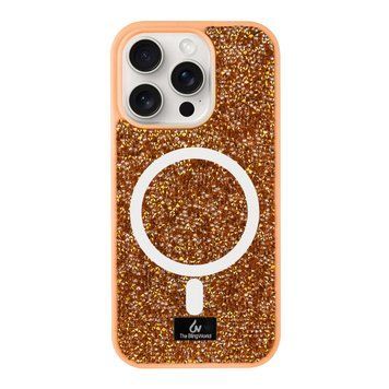 Чохол Bling World Grainy Diamonds with MagSafe для iPhone 15 PRO Sunset Gold - ash-mobile.com.ua - фото 1