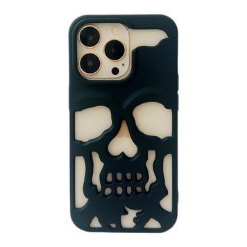 Чохол Skull Case для iPhone 13 PRO MAX Black - ash-mobile.com.ua - фото 1