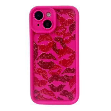 Чехол Lips Case для iPhone 14 Plus Electrik Pink - ash-mobile.com.ua - фото 1