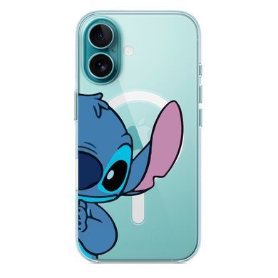 Чохол прозорий Print Blue Monster with MagSafe для iPhone 17 Air Half