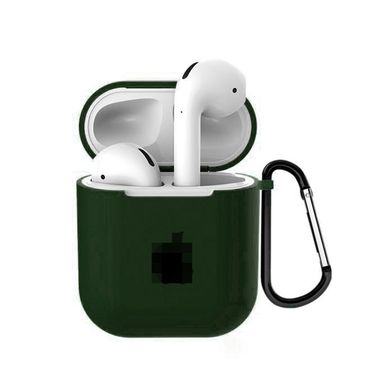 Чохол (яблуко) для AirPods PRO Forest Green - ash-mobile.com.ua - фото 1